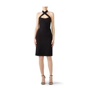Jill Jill Stuart Black Halter Dress